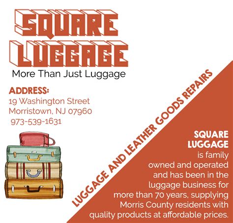 square luggage morristown|luggage repair morristown nj.